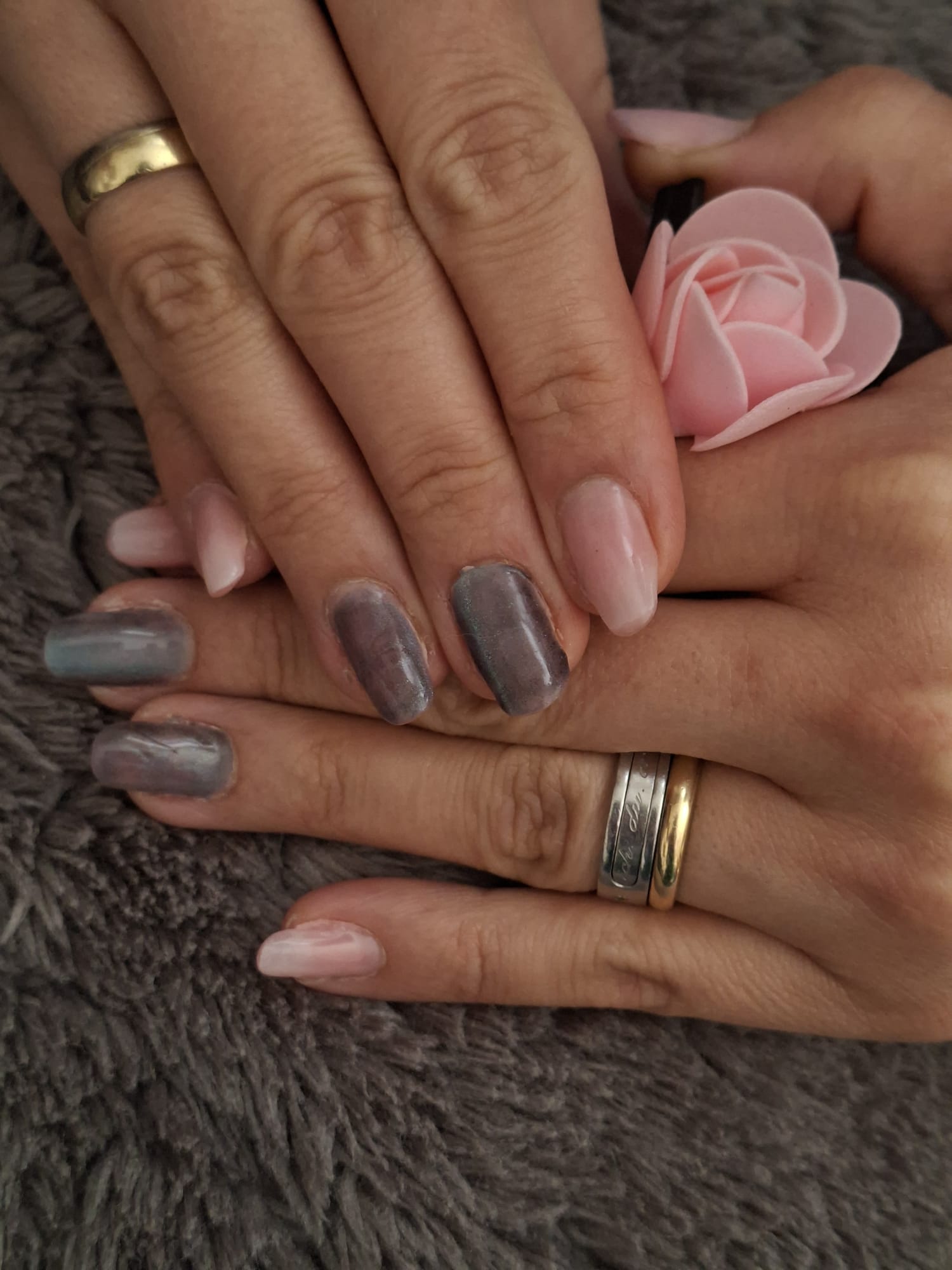 Chrome & Rosé Ombré